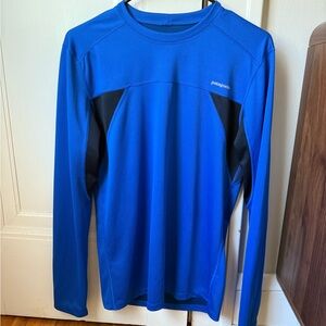 Patagonia Vibrant Blue Crew Neck Top